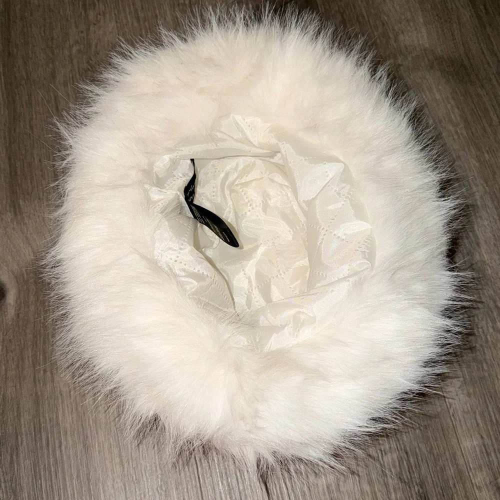 Free people X Unreal Fur ICE Queen Bucket hat